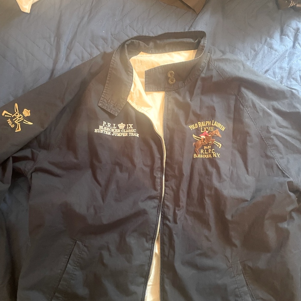 Men’s vintage Mercer classic reversible polo jacket